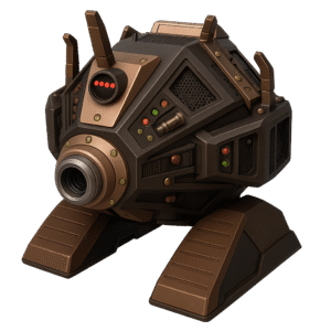 Exocomps official render for RMG Nexus sci-fi lore articles