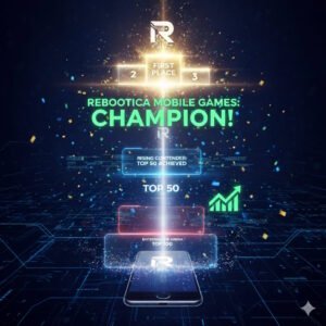 Rebootica Mobile Games SEO growth journey reaching champion status with best free mobile games.